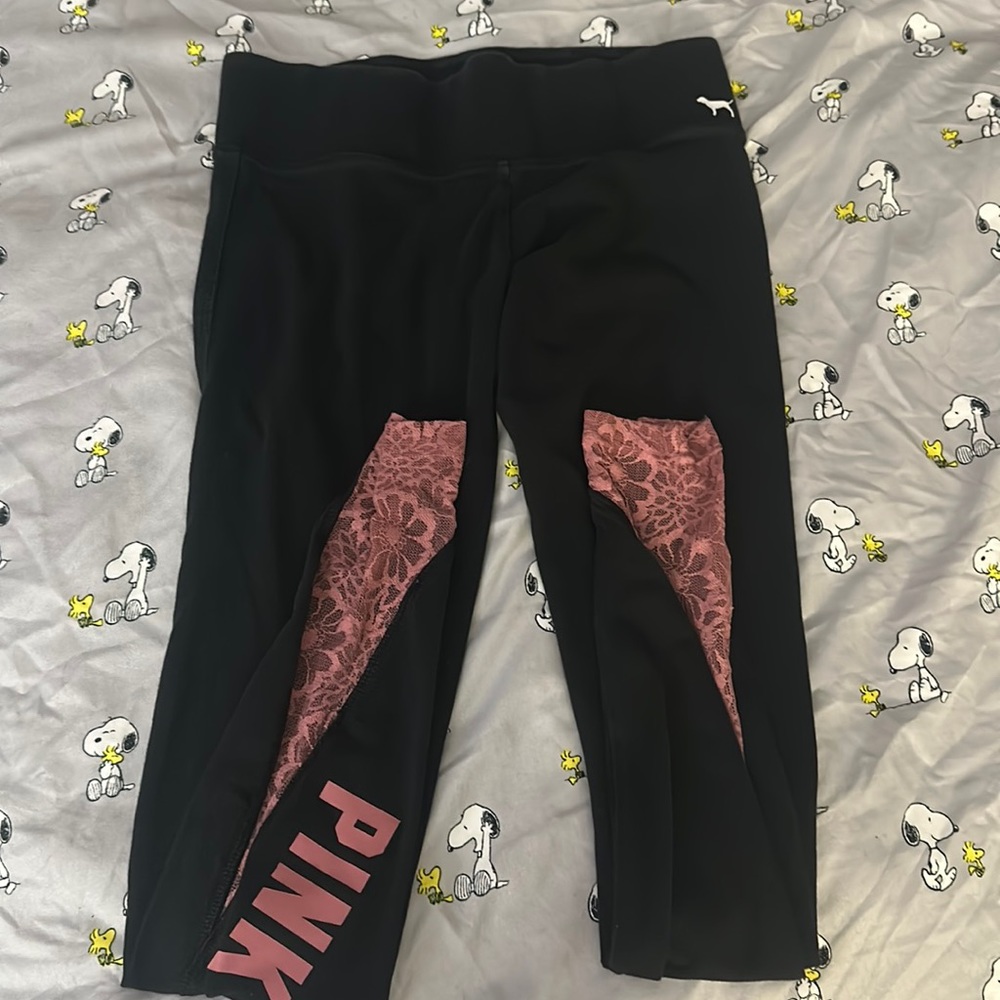Pink yoga pants